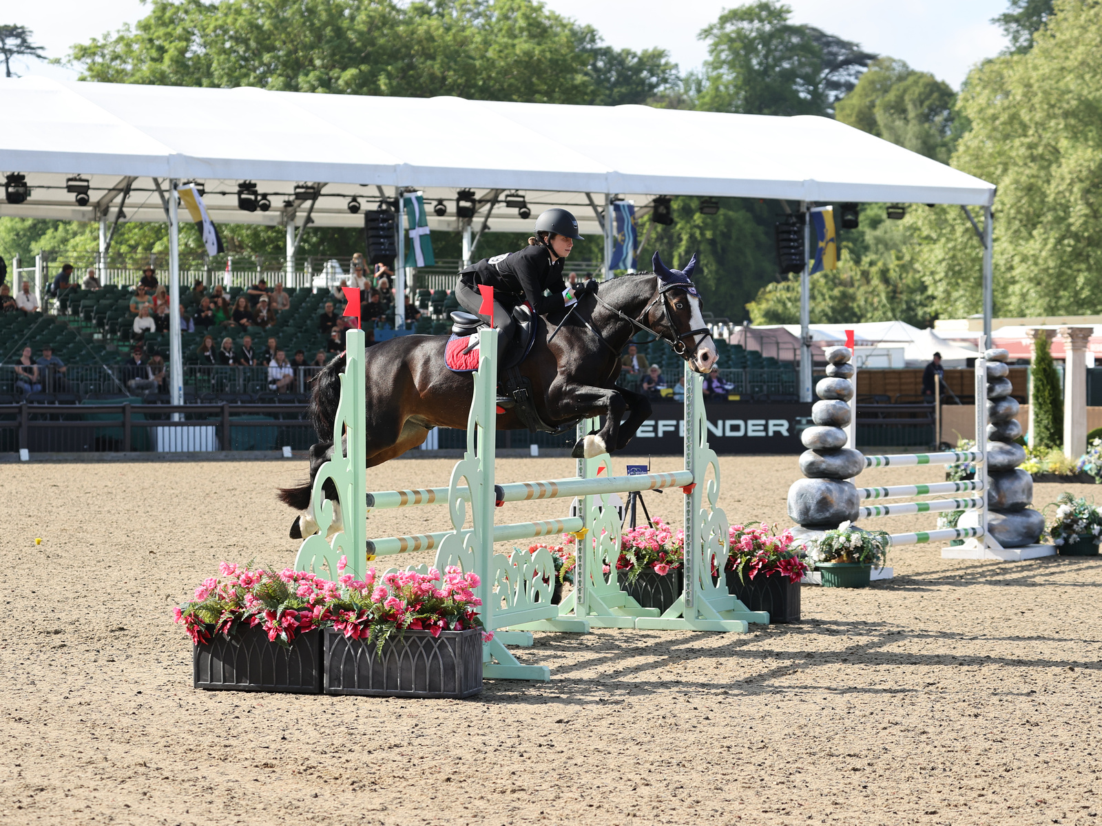 College Equestrian Team flies Pangbourne Flag at Platinum Jubilee Royal